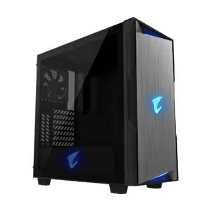 Gigabyte AORUS C300 GLASS Midi Tower, Black