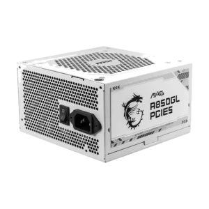 MSI MAGA850GLPCIE5WHITE 850W, 80 PLUS Gold
